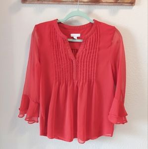 Charter Club, Red blouse, size PM